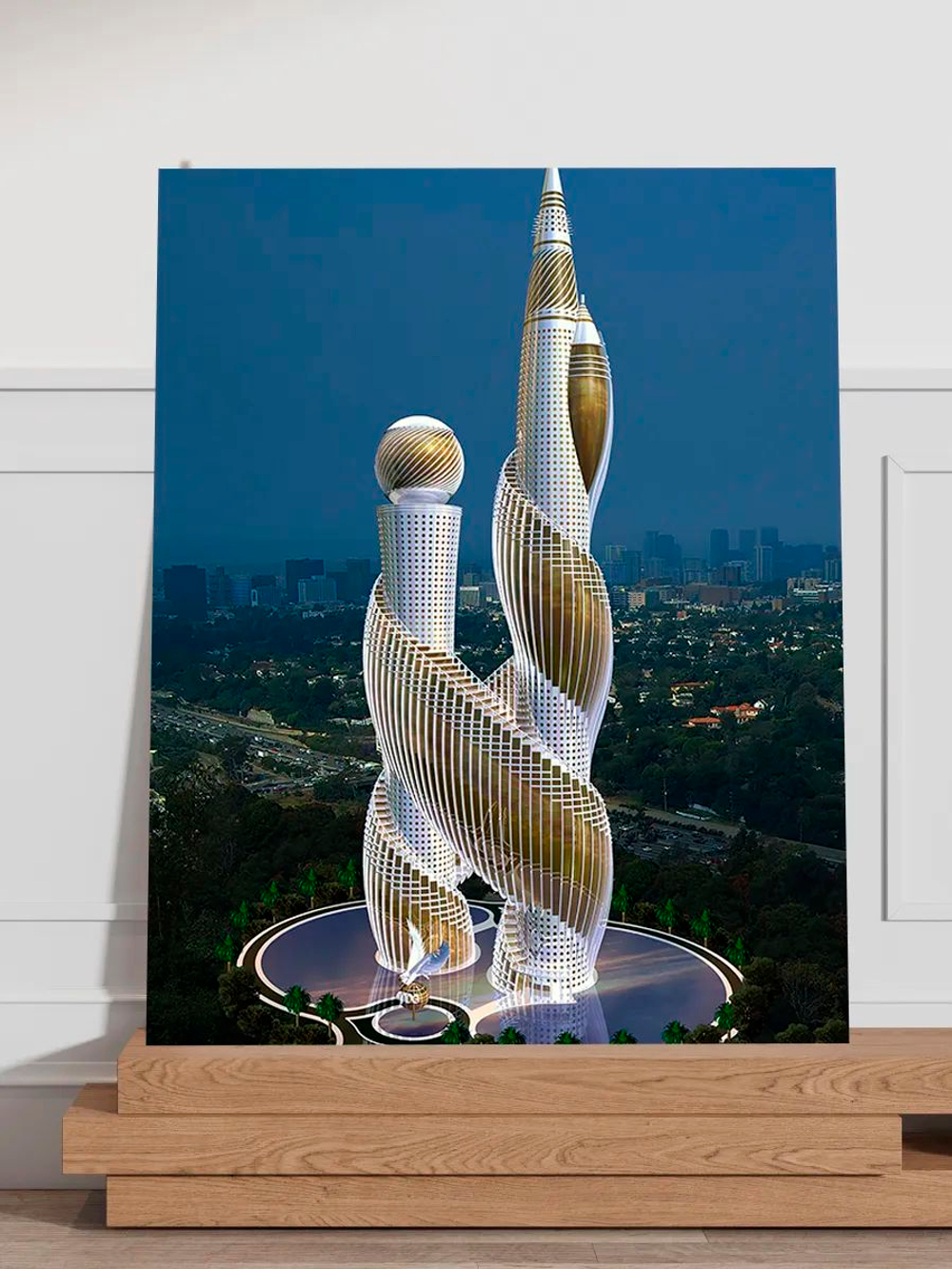 Картина "Wangjing SOHO", галерейная 50х70см 1шт.
