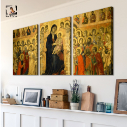 Картина karTTina "Сотворение Адама", 150 см х 70 см
