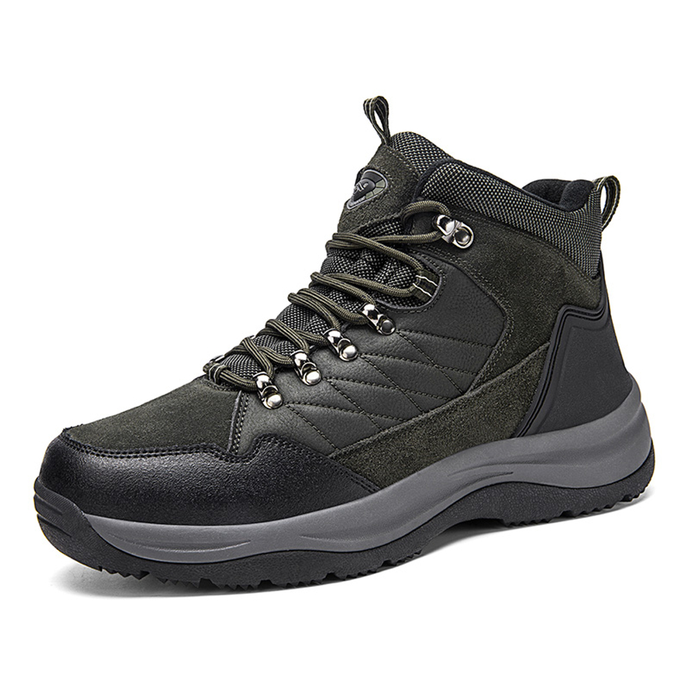 YIJIABAO Work Boots Men"s Army Green