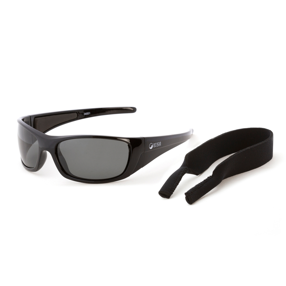 Спортивные очки OCEAN Bermuda Black / Smoke Polarized lenses
