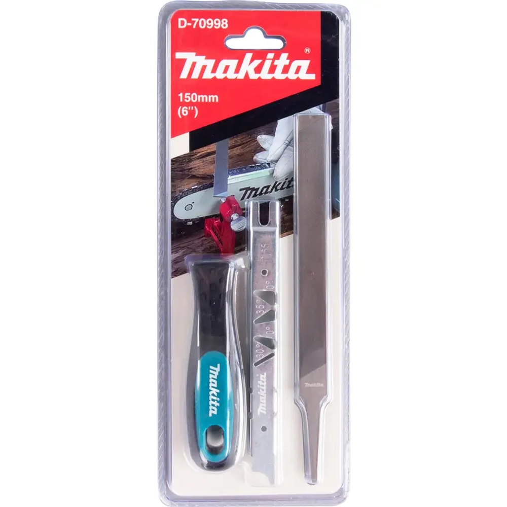 Плоский напильник с рукояткой и шаблоном Makita D-70998