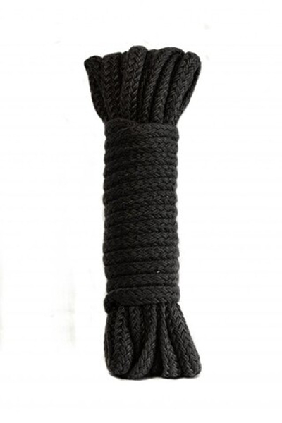 Веревка для связывания Bondage Rope Black (3 м, черный) (Цвет: черная)