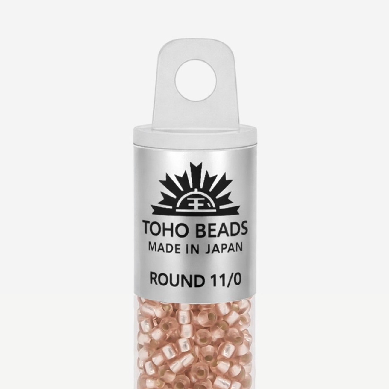 Японский бисер TOHO Round 11/0 (№31F), с внутренним серебрением, прозрачный матовый