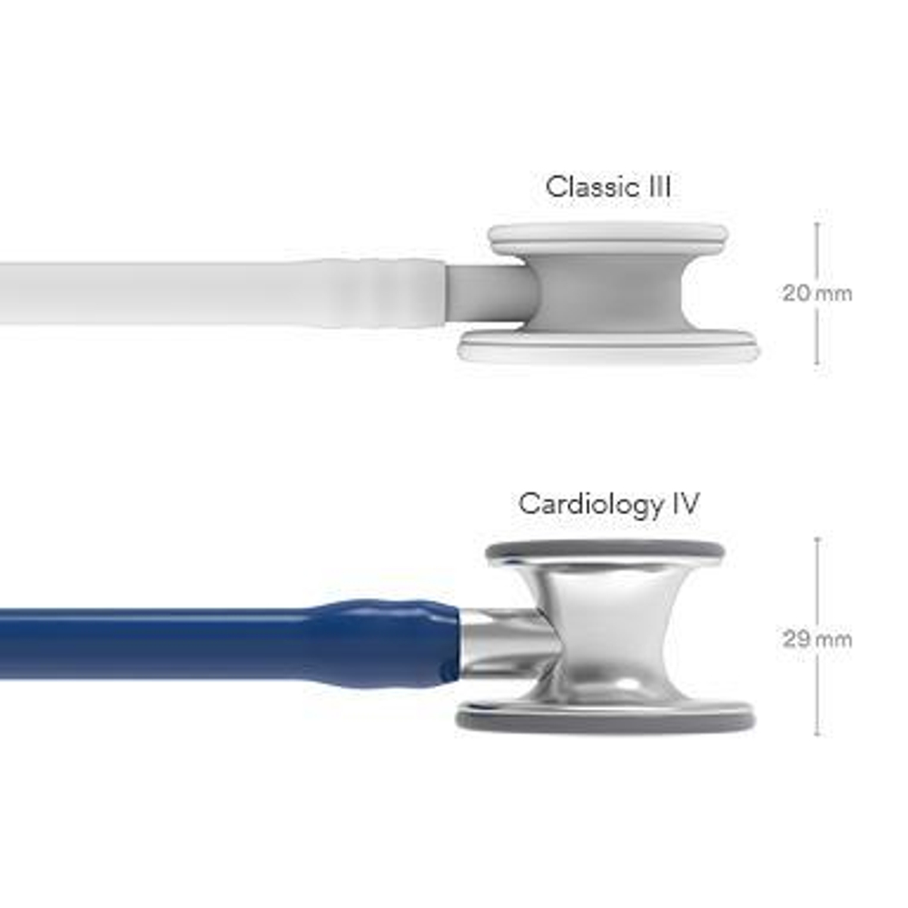 Стетоскоп Littmann Cardiology IV, темно-синий, стальная акустическая головка (6154)