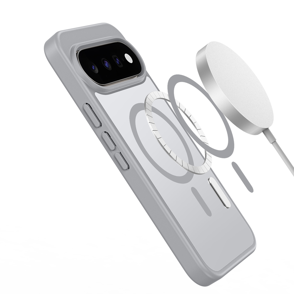 Матовый чехол серого цвета с MagSafe для Google Pixel 11, 11 Pro, 10, 10 Pro, 9 и 9 Pro, серия Yind Series от Dux Ducis