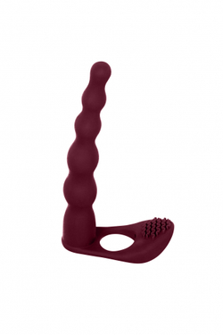 Lola games Pure Passion Farnell Wine Red - Вибронасадка для Двойного Проникновения