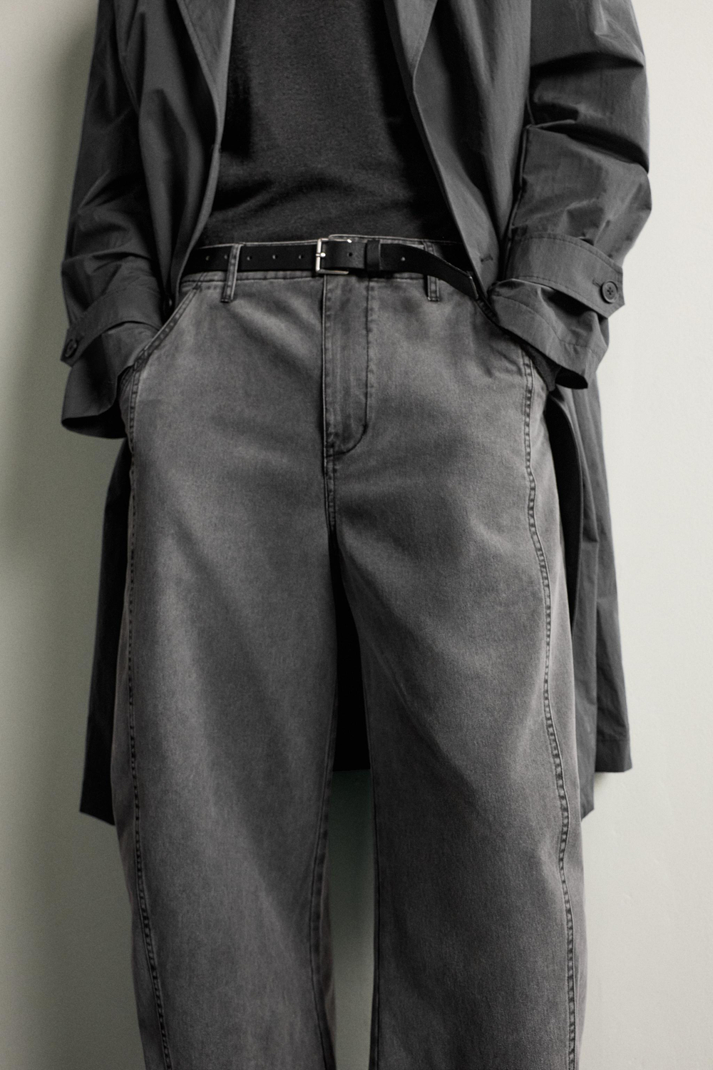 БРЮКИ BALLOON FIT СО ШВАМИ — ZARA · 8281/253