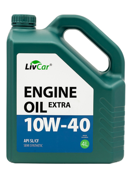 Масло моторное LIVCAR ENGINE OIL EXTRA 10W40 API SL/CF (4л)