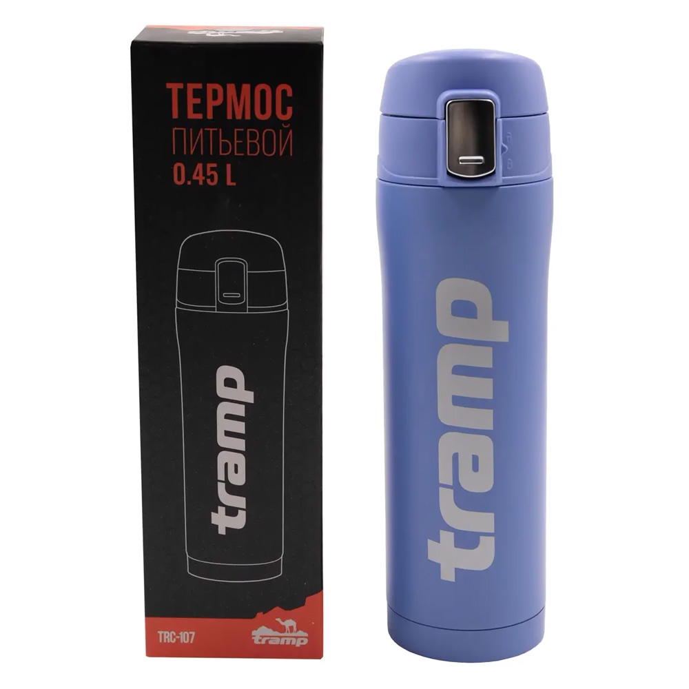 Tramp Термос питьевой 0.45 л, TRC-107, голубой