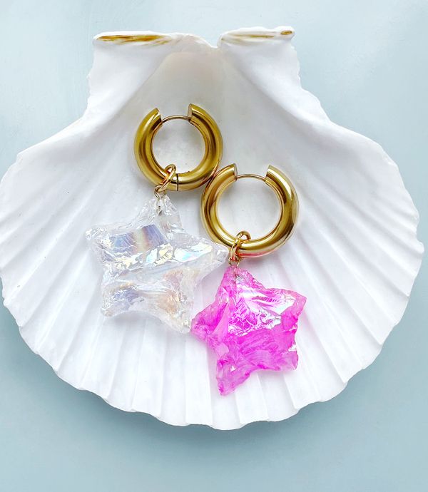 Подвеска Звезда Stella & Luna fuchsia