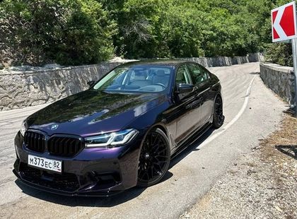 BMW в цветной полиуретан Carbins PPF Shadow Purple SP-08
