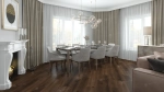 Каменно-полимерная плитка Alpine Floor Реал вуд (Real Wood) Дуб Мокка ЭКО 2-2