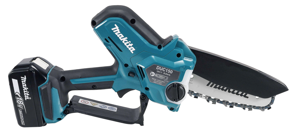 Пила цепная аккум. LXT BL 18В, 320Вт, 6"/15см, 0,325", 1,1мм, 8м/с, XPT Makita DUC150Z