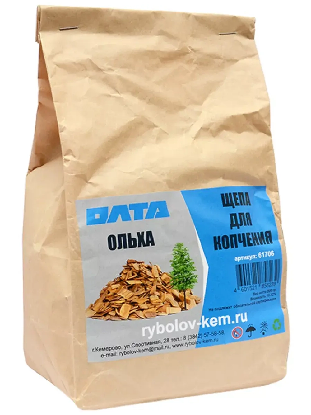 Щепа для копчения, "Ольха"