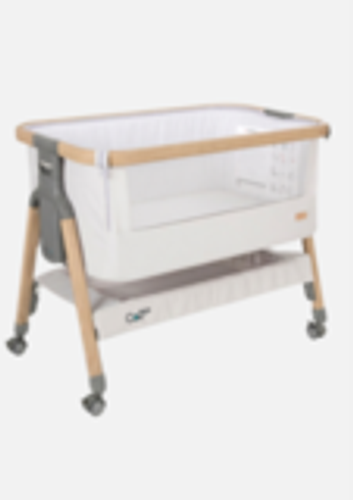 Tutti Bambini Колыбель CoZee Oak and Silver с колесами