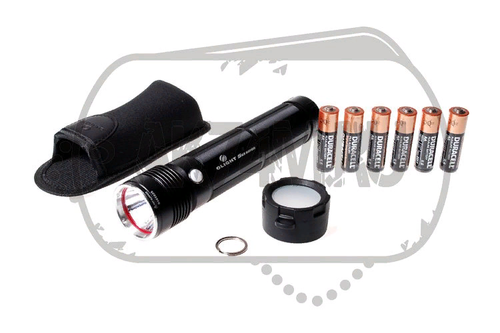 Фонарь Olight S65 Baton (поисковый)(Белый свет) XM-L 700лм 250м 6хAA, без батареек, в кейсе