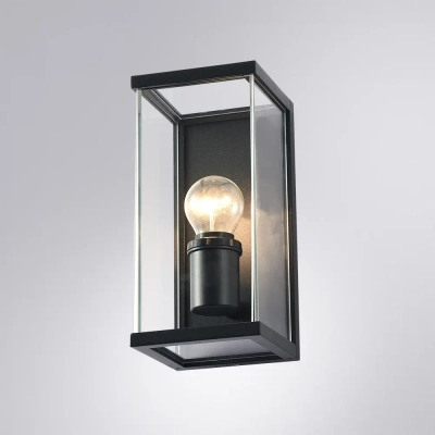 Уличный настенный светильник Arte Lamp POT A1631AL-1BK, 1хE27