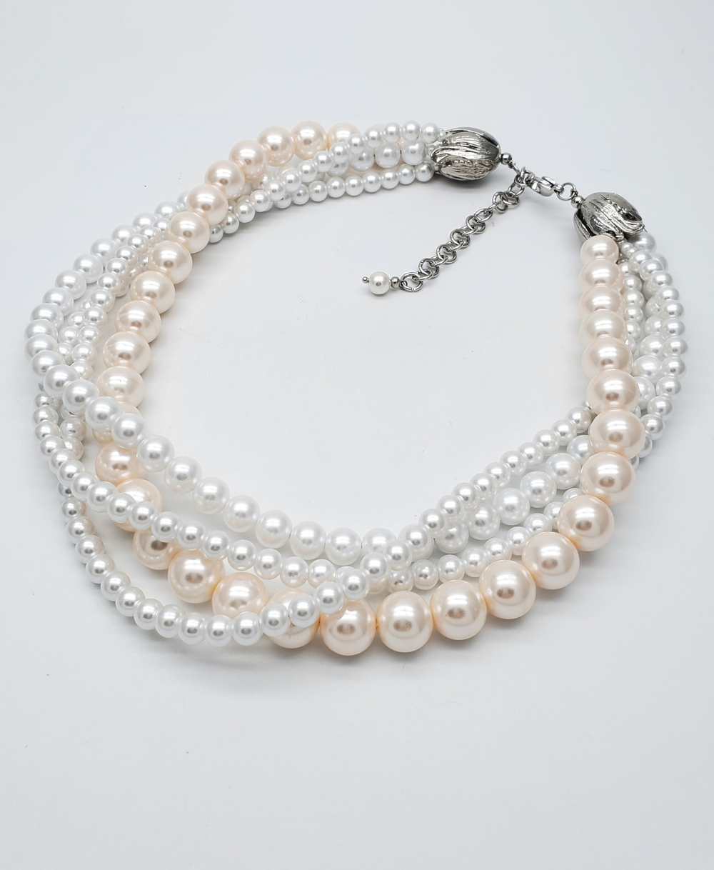91001103 Колье SELENA PEARLS