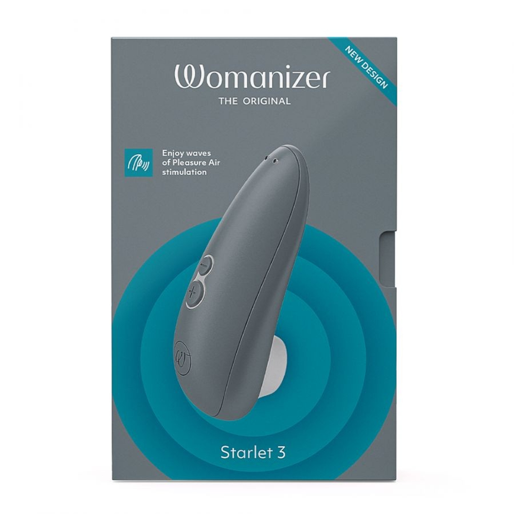 Бесконтактный клиторальный стимулятор Womanizer Starlet 3 серый