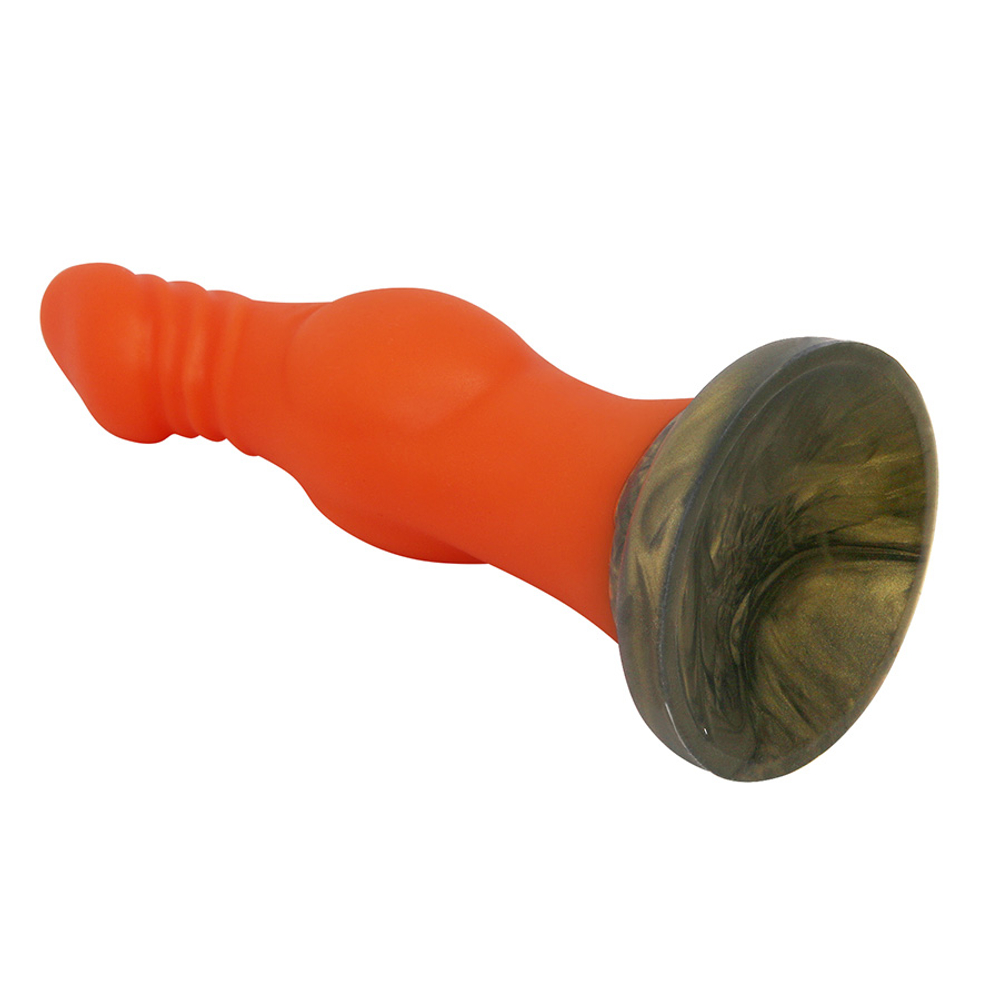 Фантазийный фаллоимитатор 18,5см на присоске Pretty Love Power Monsters Blazeheart Charger Fantasy Tentacle Dildo BW-008152