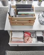 Набор коробок IKEA KOMPLEMENT (КОМПЛЕМЕНТ), Светло-серый, 25x27x12 см, 2 шт