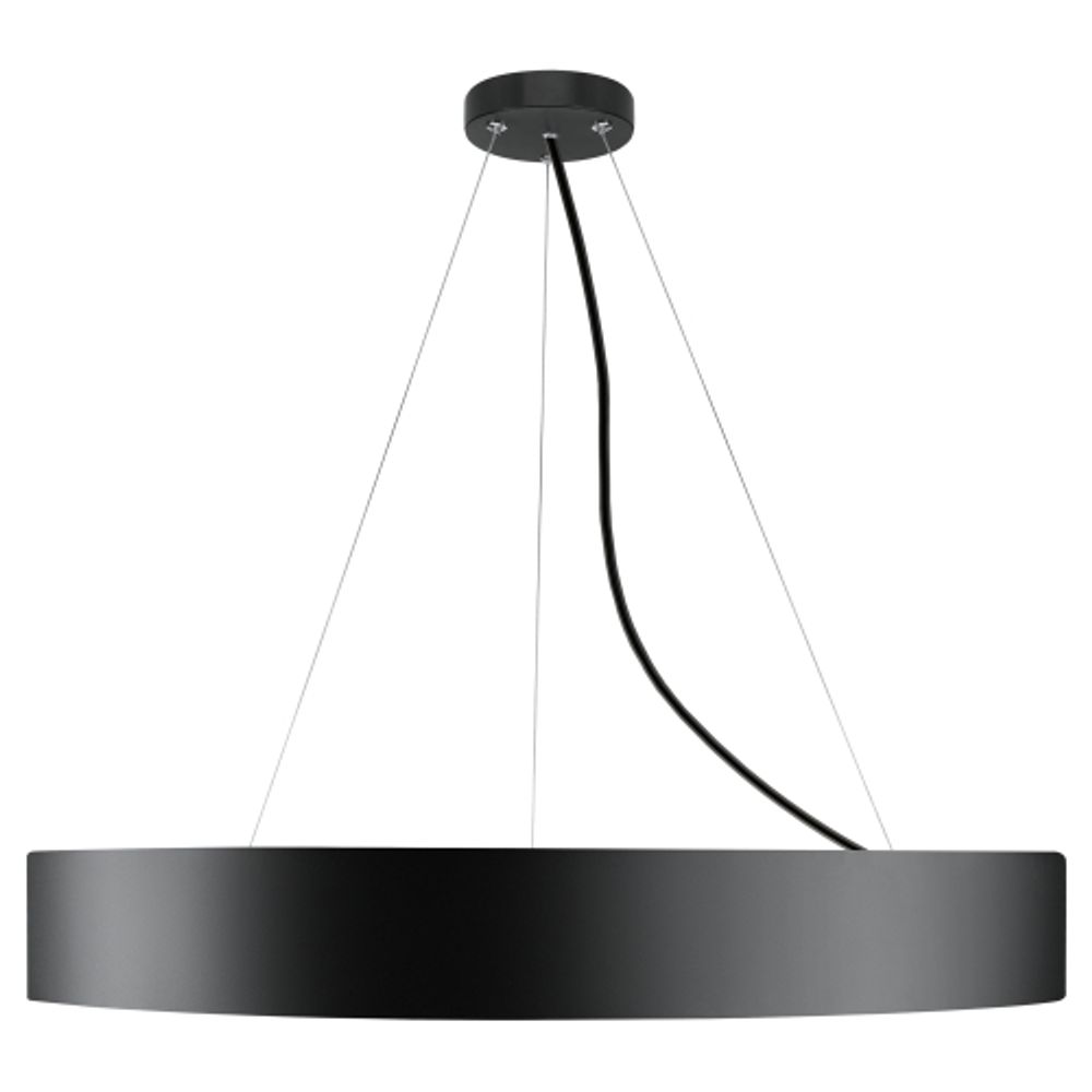 Светильник LED ЭРА Geometria SPO-131-B-40K-045 Ring 45Вт 4000К 4000Лм IP40 600*80 черный подвесной драйвер внутри | Декоративные светильники Geometria