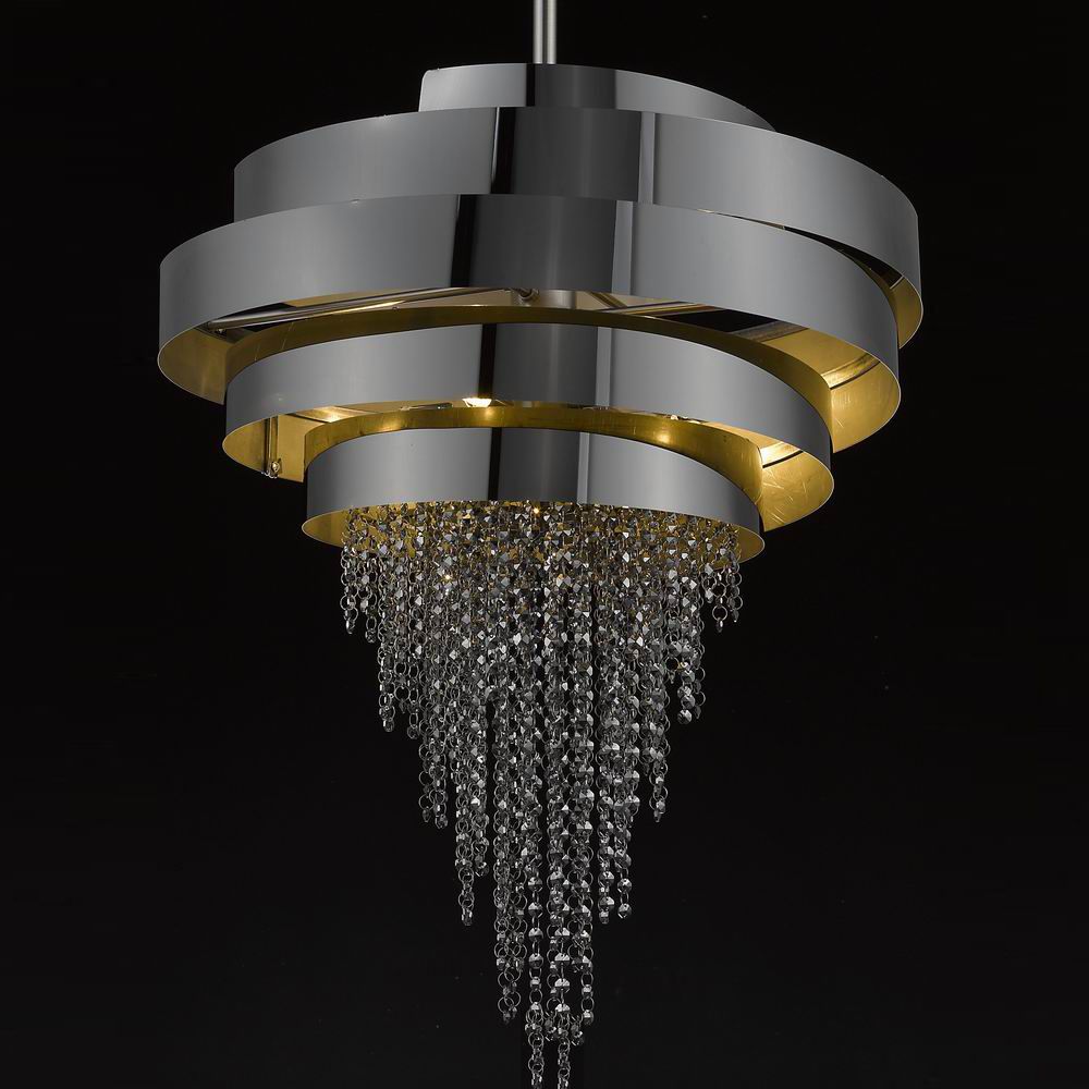 Люстра 68044 black chrome