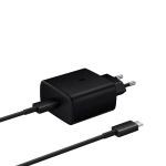 Сетевое зарядное устройство Samsung EP-TA845, USB-C + кабель Type-C, 45Вт, Black (Черный)