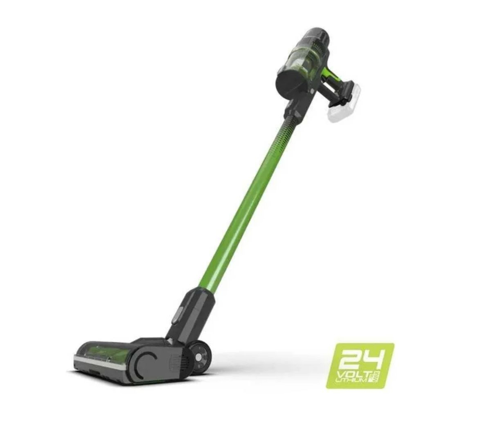 Пылесос беспроводной вертикальный аккумуляторный Greenworks, 24V, с 1хАКБ 4 Ач и ЗУ, 4701407UB