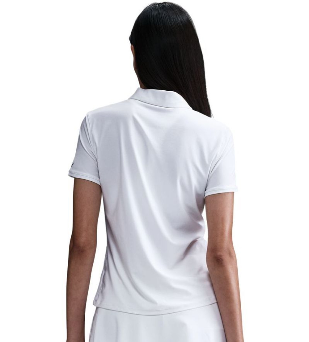 Женское теннисное поло Nike Dri-Fit Victory Short Sleeve - white/black