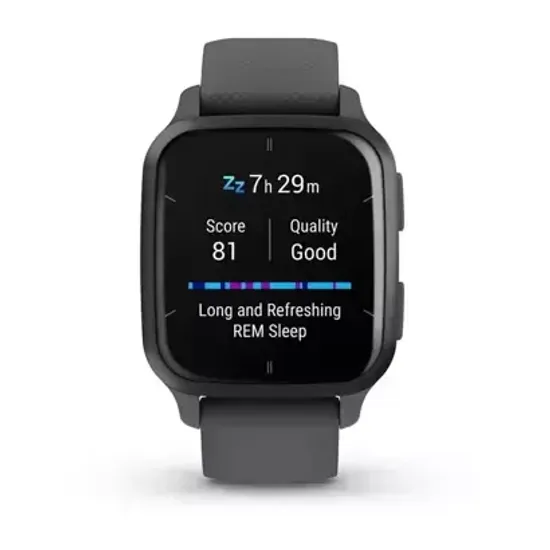 Смарт-часы Garmin VENU SQ 2 Slate Bezel with Shadow Gray Case and Silicone Band 010-02701-10