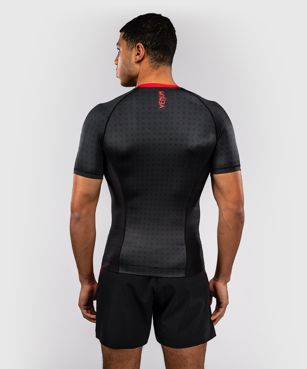 Рашгард Venum x Roger Gracie Black/Red S/S