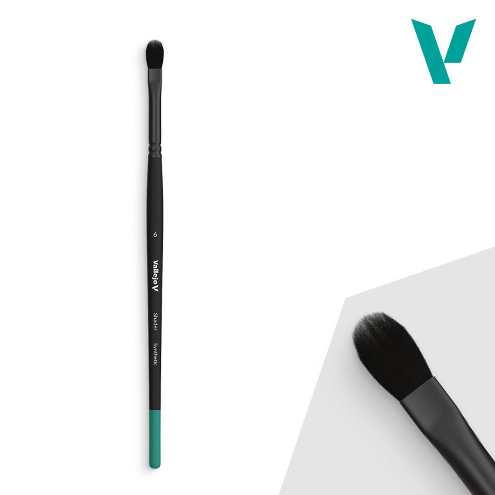 Filbert Shader Flat Synthetic Brush No. 6