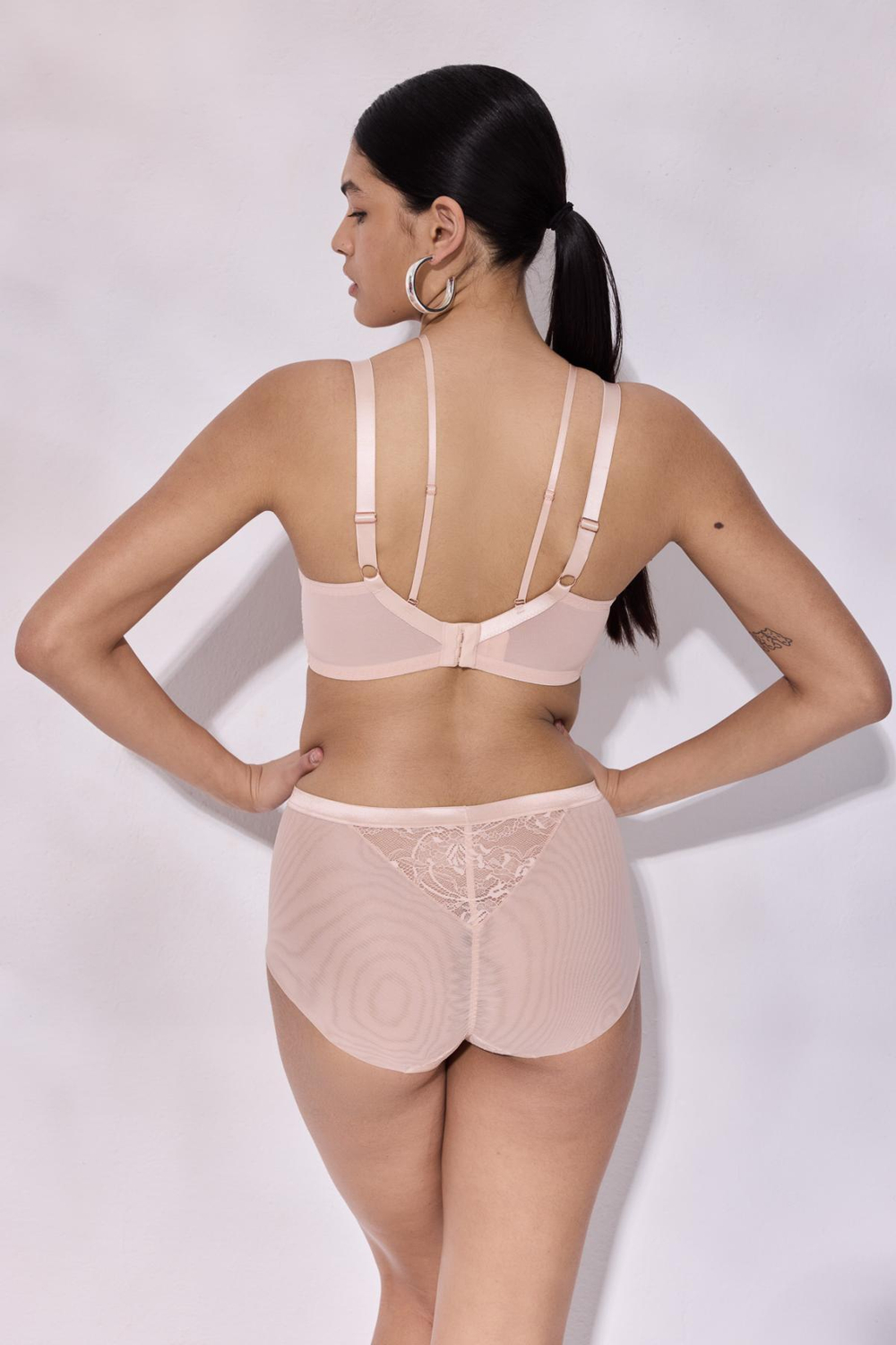 Телесный бюстгальтер с мягкой +size чашкой Chiara (Размер: 75K) (Цвет: телесный)