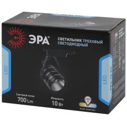Трековый светильник однофазный ЭРА TR3-1040 BK светодиодный 10Вт 4000К черный | Однофазные светильники LED