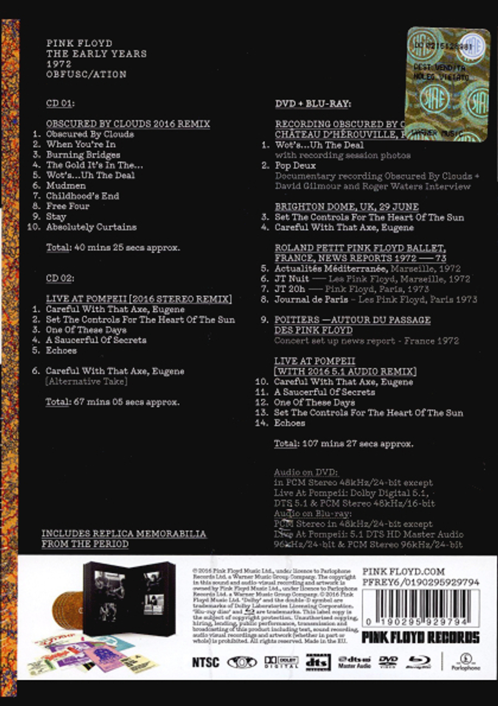 Pink Floyd / Obfusc/ation (2CD+DVD+Blu-ray)