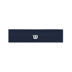 Теннисная бандана Wilson Logo Wide Headband - classic navy
