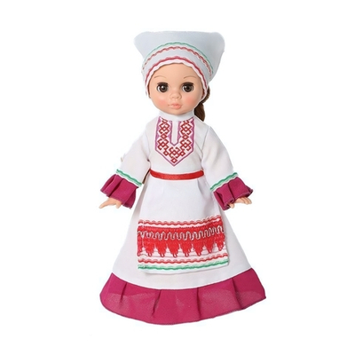 Кукла Эля в марийском костюме 30см. (Весна)
