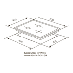 Индукционная варочная панель Meferi MIH453BK POWER фото 21