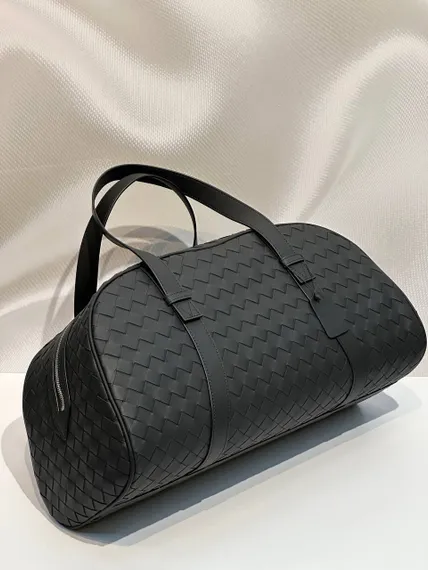 Дорожная сумка Bottega Veneta Intrecciato черный