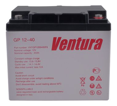 Аккумулятор Ventura GP 12-40 ( 12V 40Ah / 12В 40Ач ) - фотография