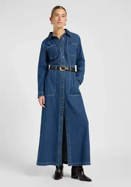 Платье MAXI DENIM UTILIT 112370993