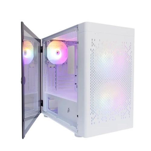 Корпус 1STPLAYER DK D3-B LED (D3-B-WH-2F1P-W-1F1-W) White