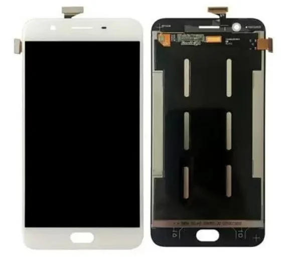 Дисплей для OPPO A59 в сборе с тачскрином на рамке (White)
