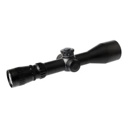 Прицел March-FX 4,5-28x52 FML-TR1 FFP 34мм - вид сзади, черный корпус