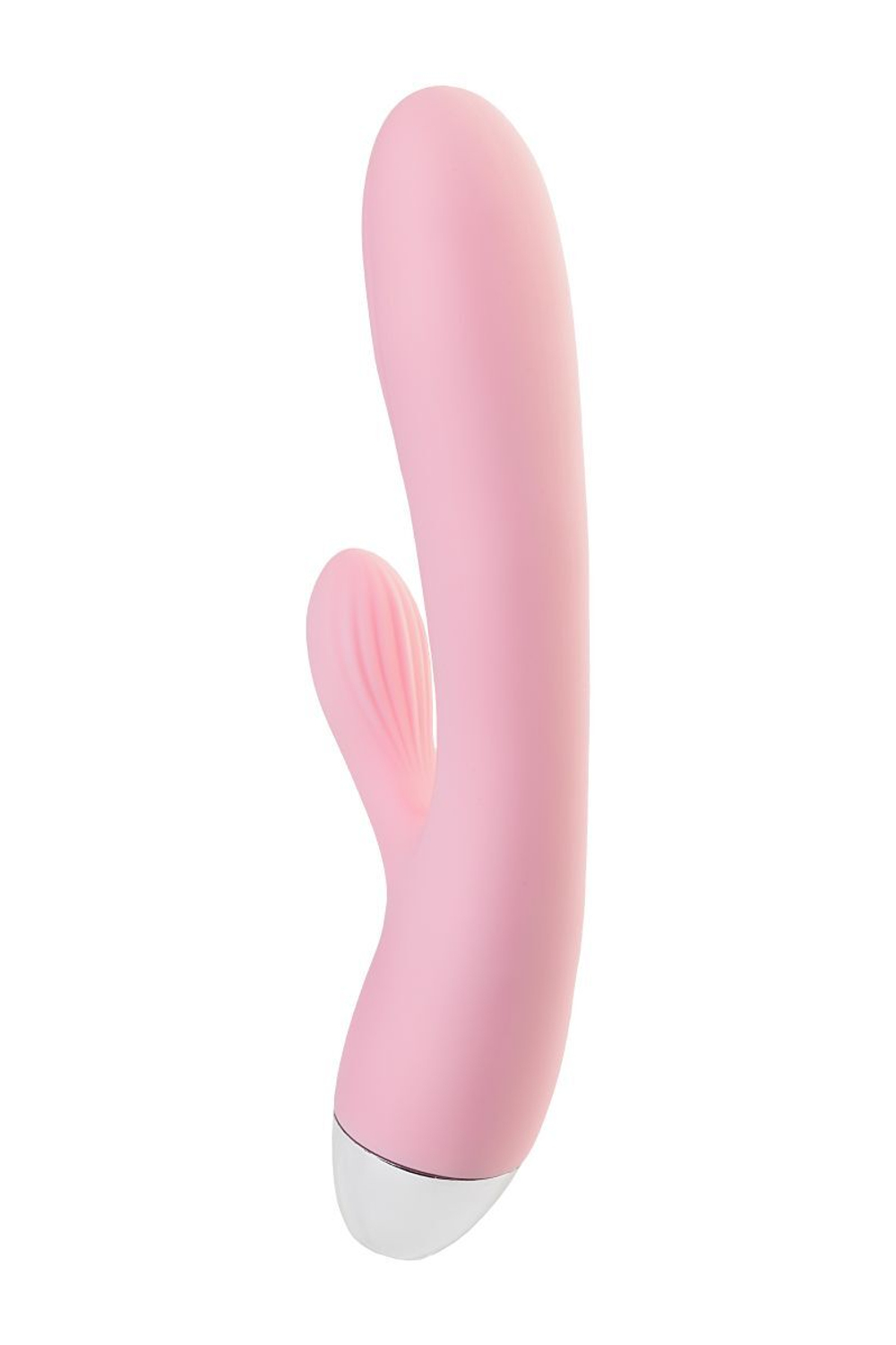 Розовый вибратор-пульсатор с функцией подогрева Milly - 20 см. (Цвет: розовый)