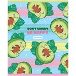 Тетрадь 48л, А5, клетка, Спейс Рисунки. Honey avocado, 1шт