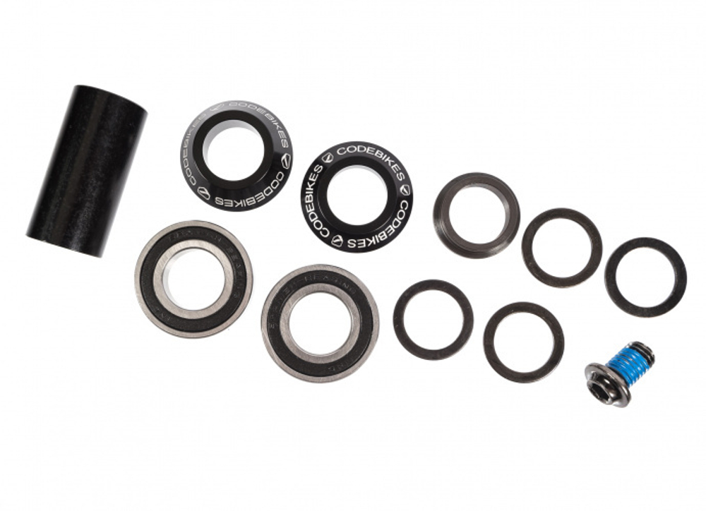 BMX Каретка Code Bikes Masher Spanish (19мм (черный) арт: BBS-131-BLK-19)