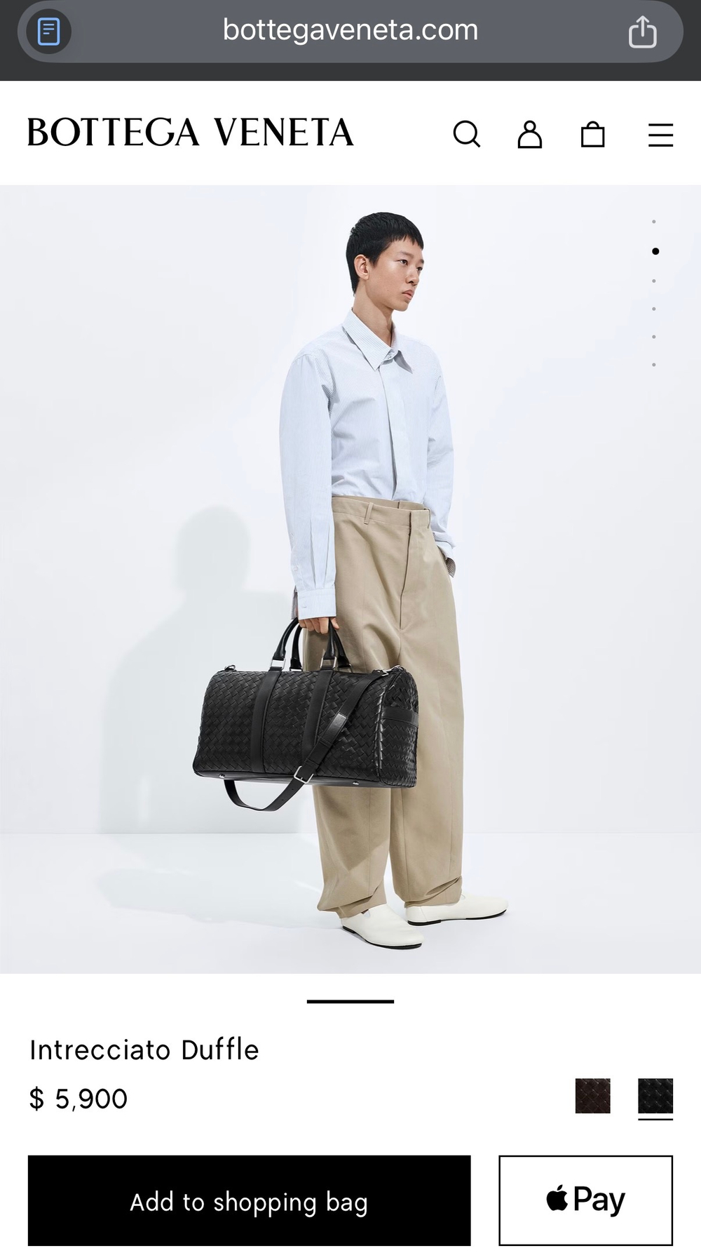 Дорожная сумка Bottega Veneta