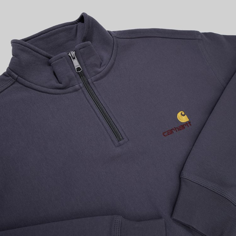Толстовка мужская Carhartt WIP American Script Half Zip артикул:I027014_zeus - купить в магазине Дайс